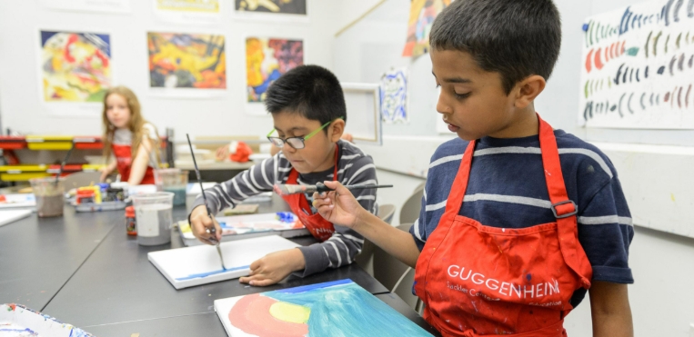 kids at art