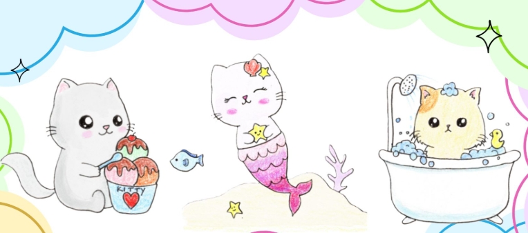 how to draw a cute ice cream