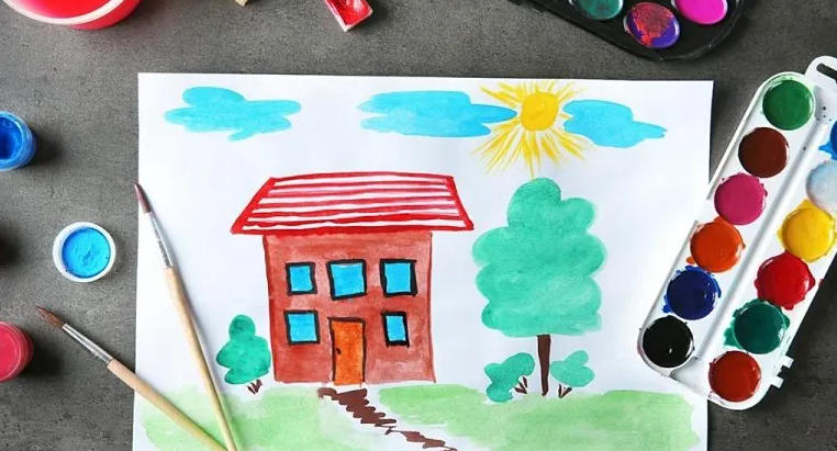 examples of childrenʼs drawings