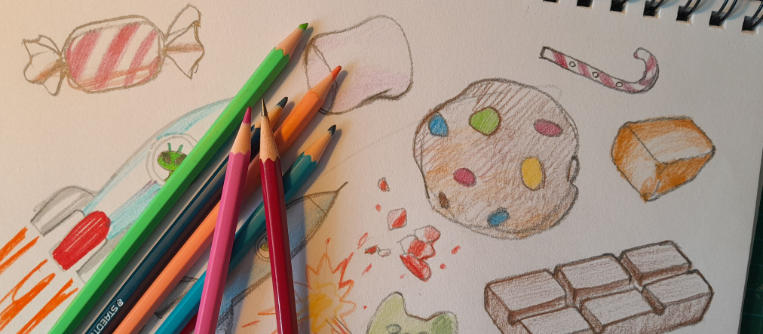 easy drawing for class 4