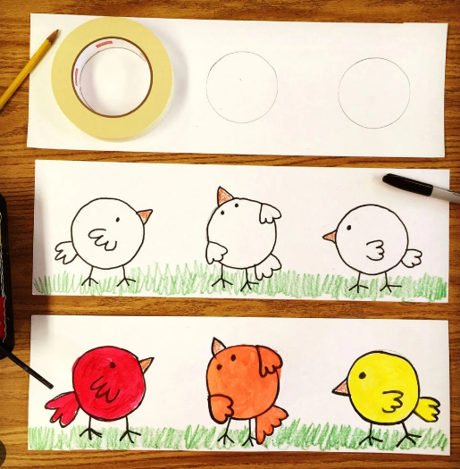 step by step drawing for kindergarten