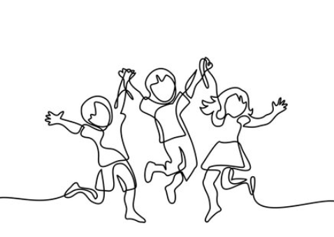 simple line drawings for kids