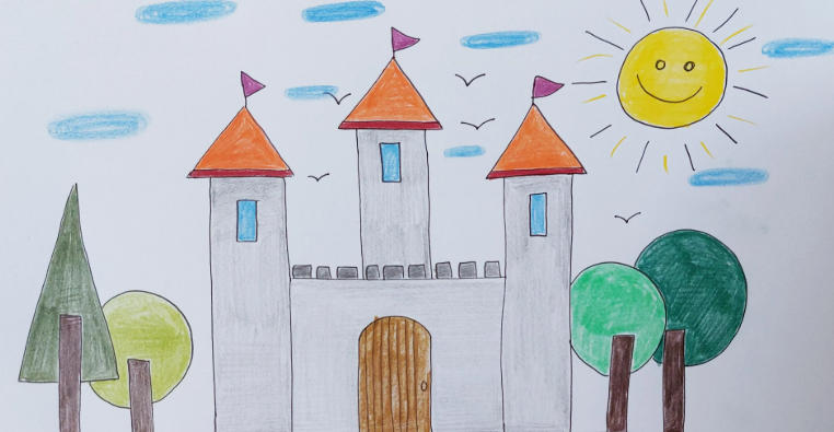 beautiful drawing for kids