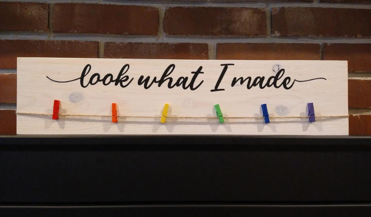 kids art sign