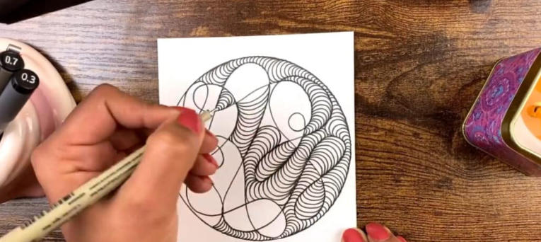 simple drawings and paintings