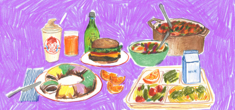 sandwich drawing easy