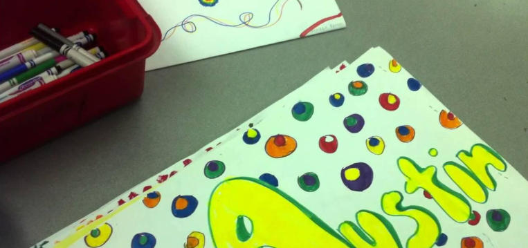 childrens art portfolio