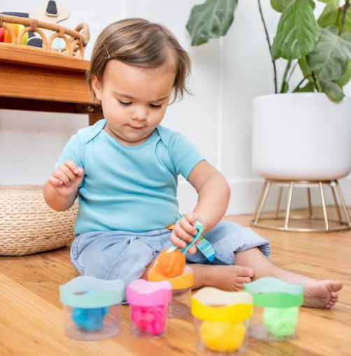 Montessori Activities with Pom Poms