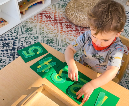 Montessori Counting Activities for Toddlers